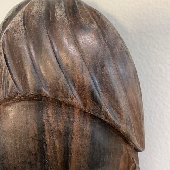 Hand Carved Wooden Senagalese Mask - Picture 4 of 17